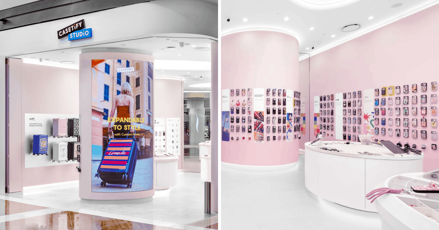 Casetify Studio at MBS interior