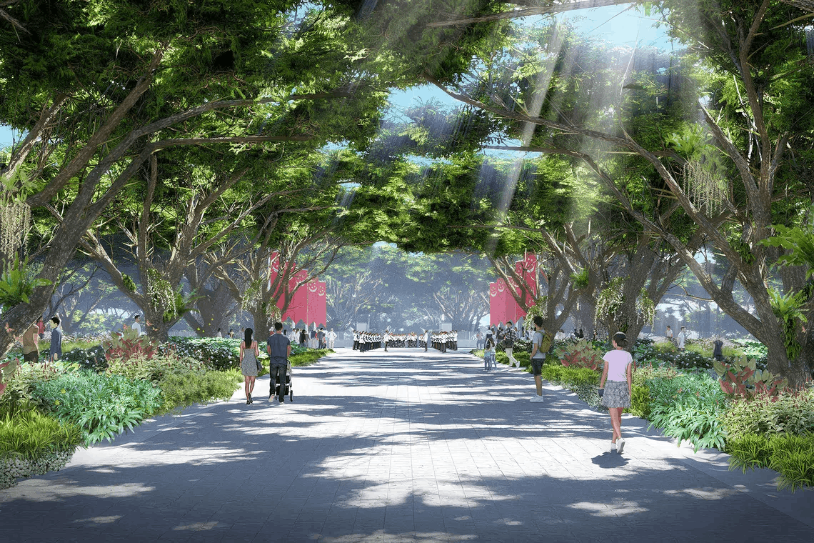 Istana Park Expansion Entrance