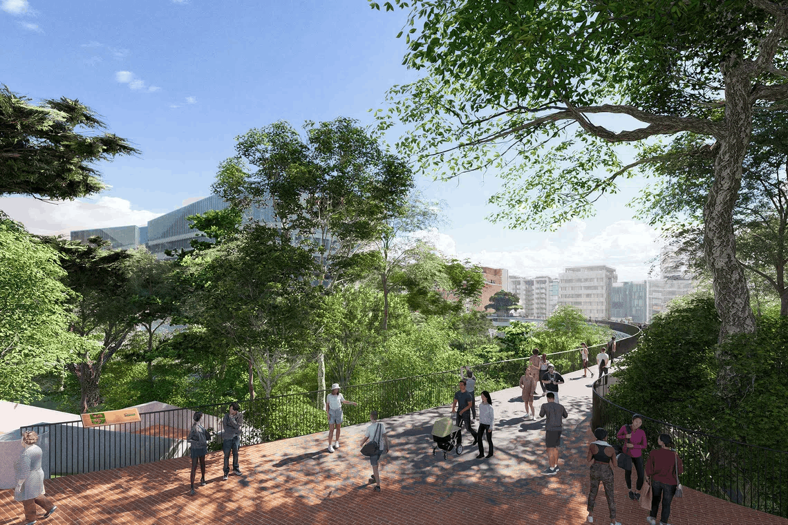 Istana Park Expansion Walkway Fort Canning
