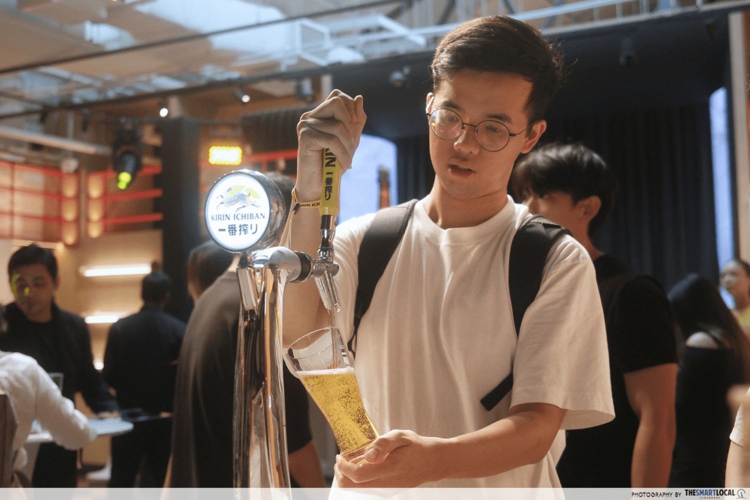 Kirin Ichiban Beer Pour