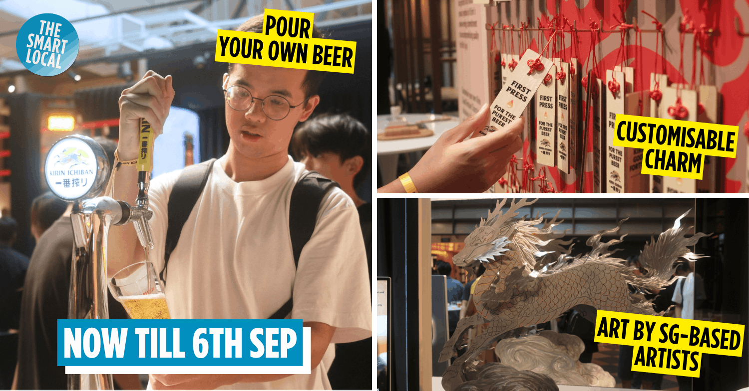 There’s A Kirin Ichiban Pop-Up At Clarke Quay With Free Beer, Art & Good Luck Charms