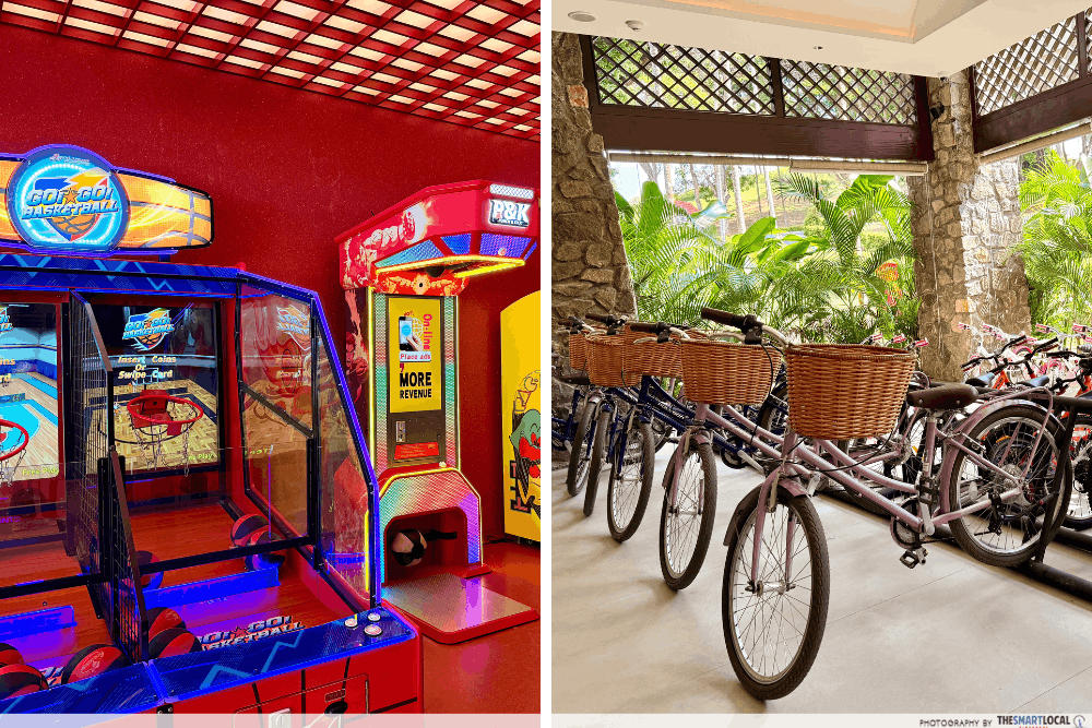 Mövenpick Resort & Spa Bintan Lagoon - arcade and bike rentals