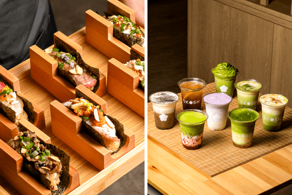 New Cafes & Restaurants In Singapore 2026 - skosh hand roll matcha bar
