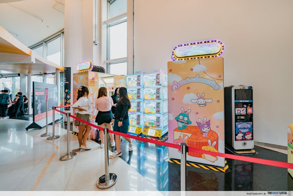 Sanrio-themed capsule machines