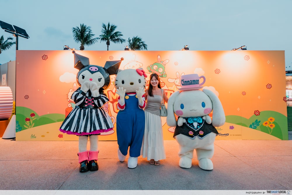 Meet-and-greet with Sanrio mascots