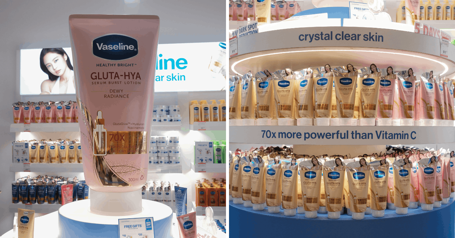 Vaseline Gluta-Hya range