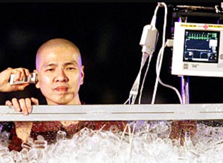 Ming Yi in ice container