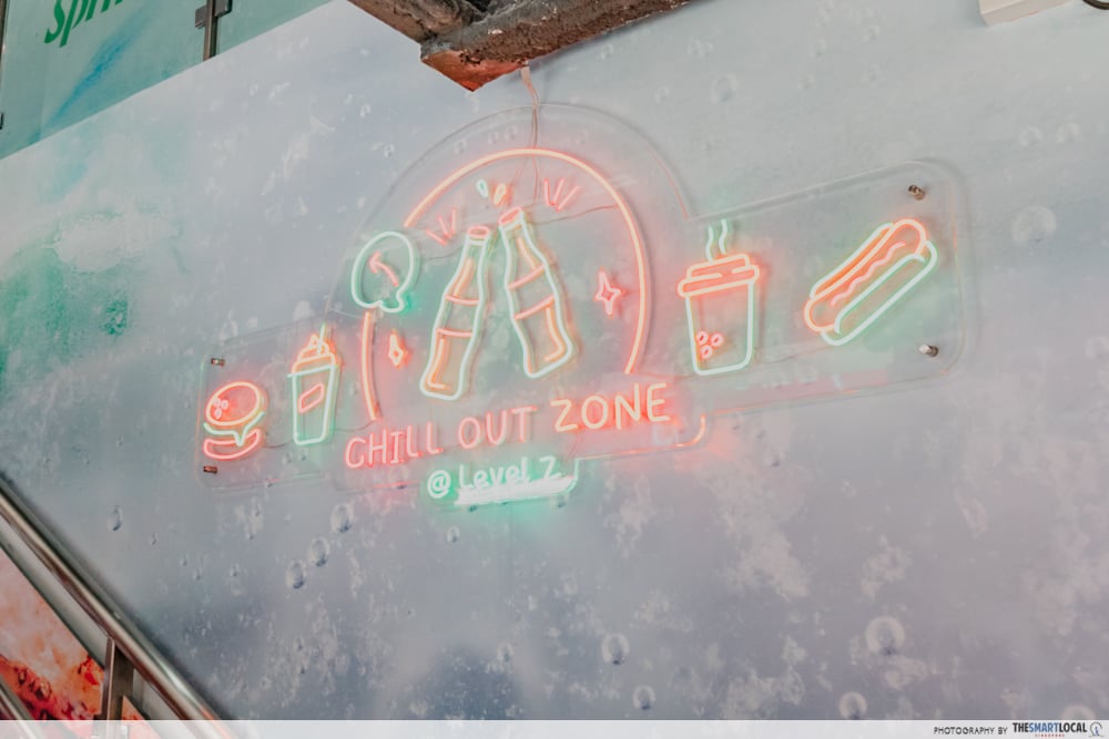 Chill Out Zone sign