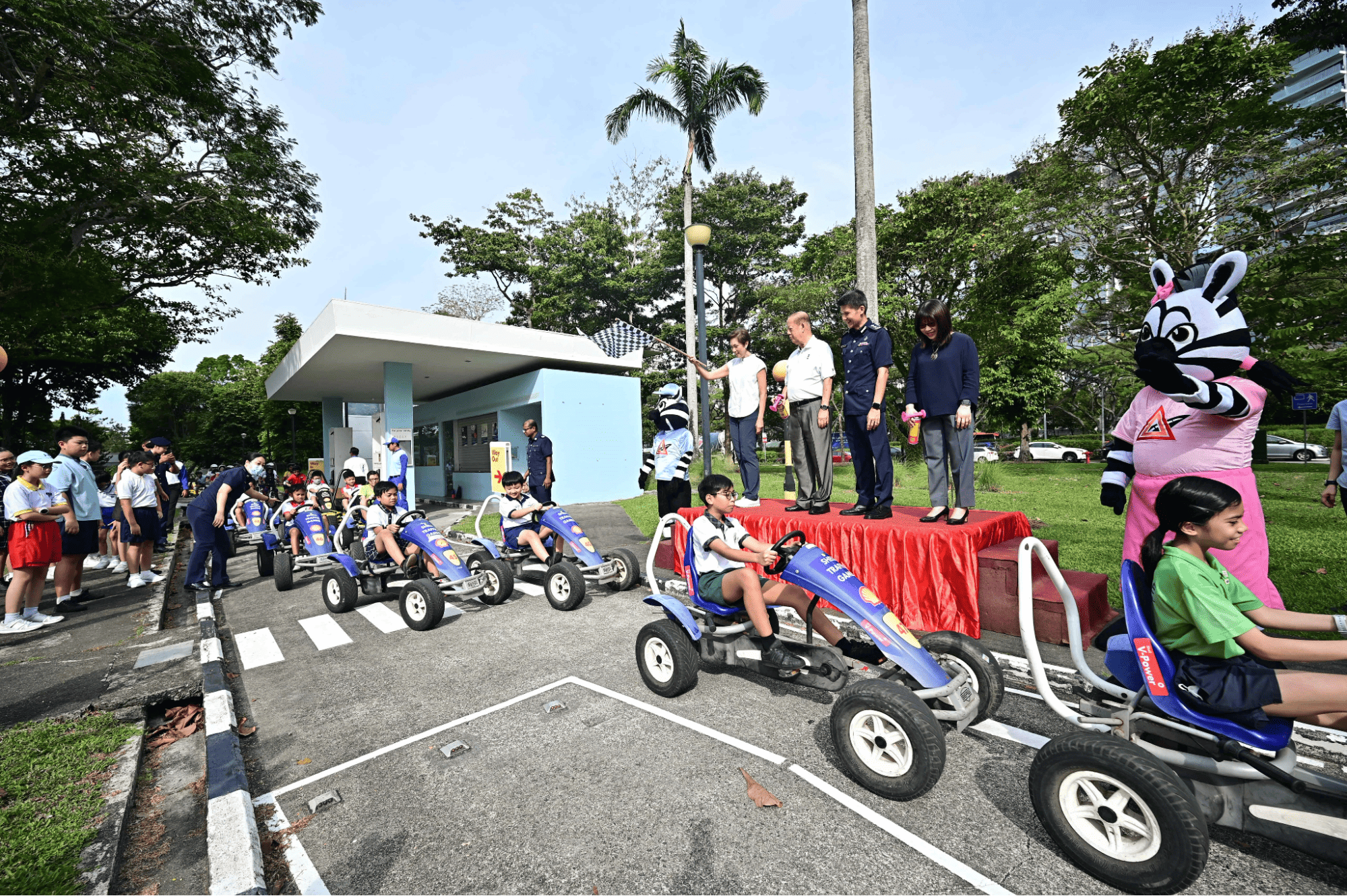 singapore road safety park - traffic games