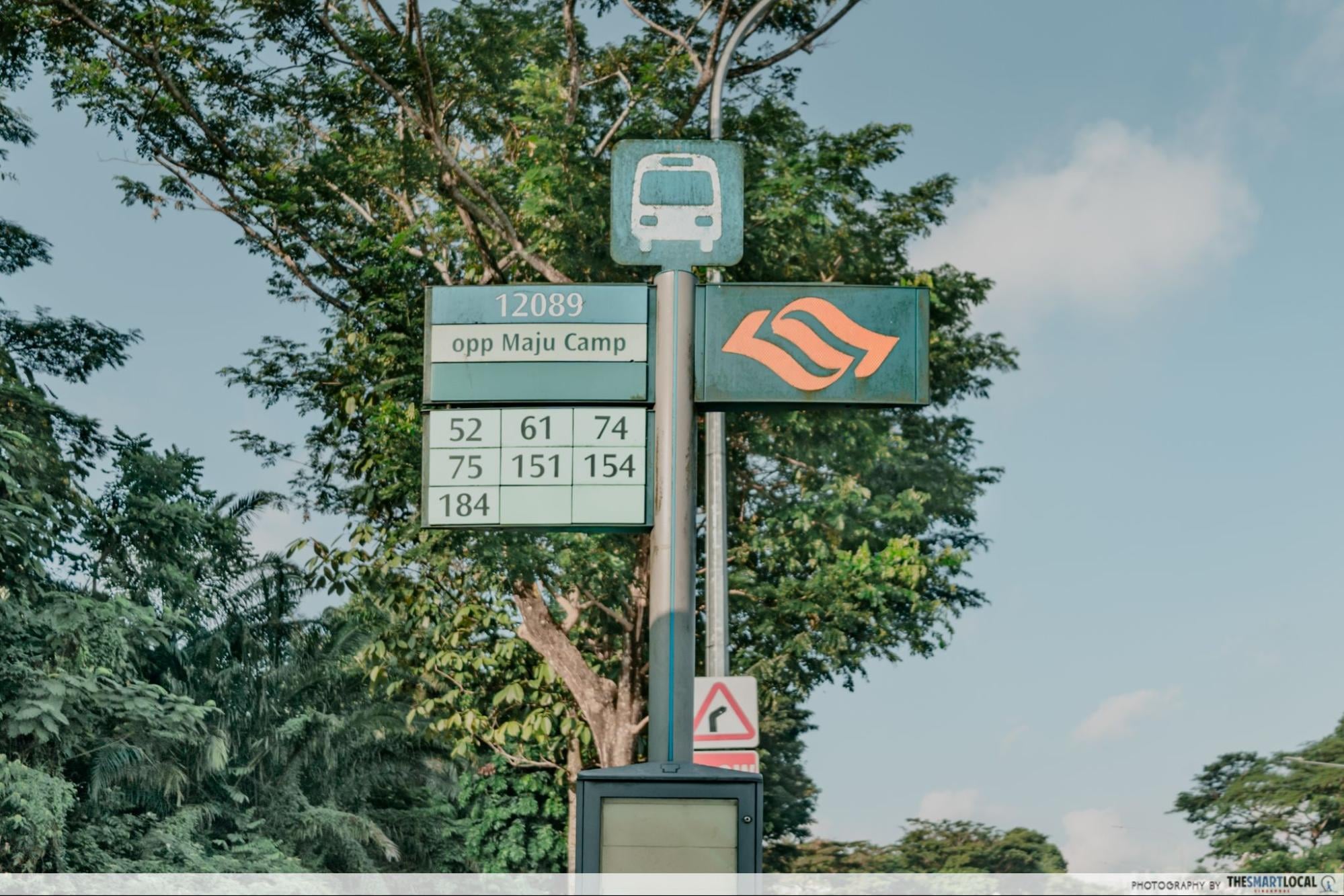 Opp Maju Camp bus stop