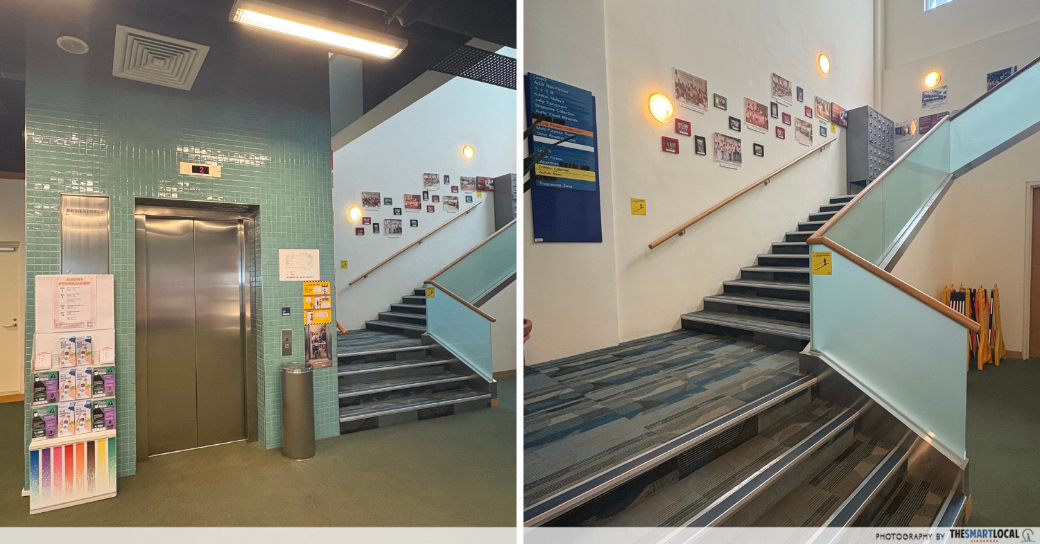 queenstown library - staircase