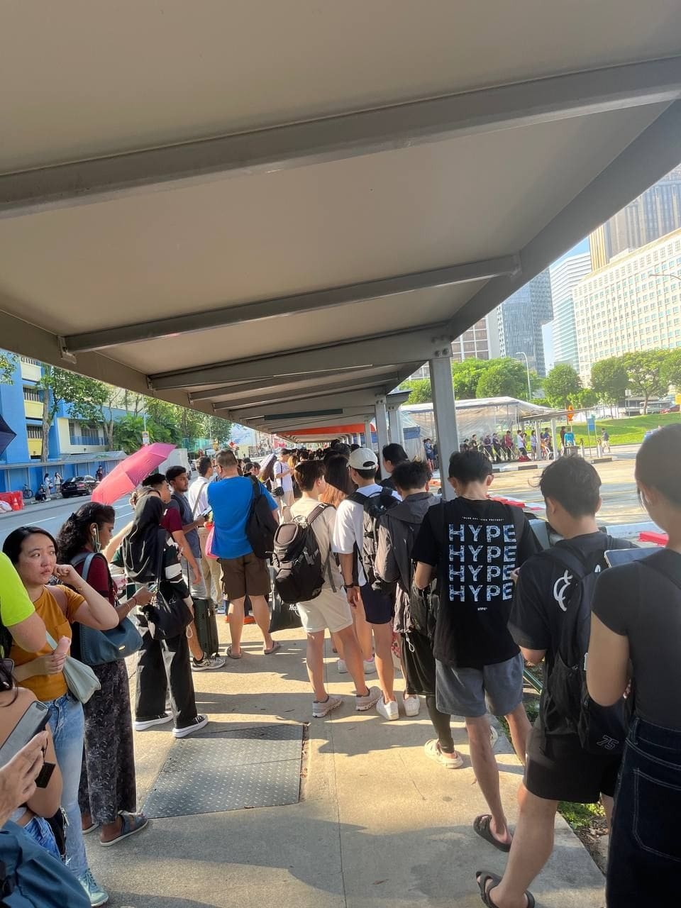 Queen Street Bus Terminal queue
