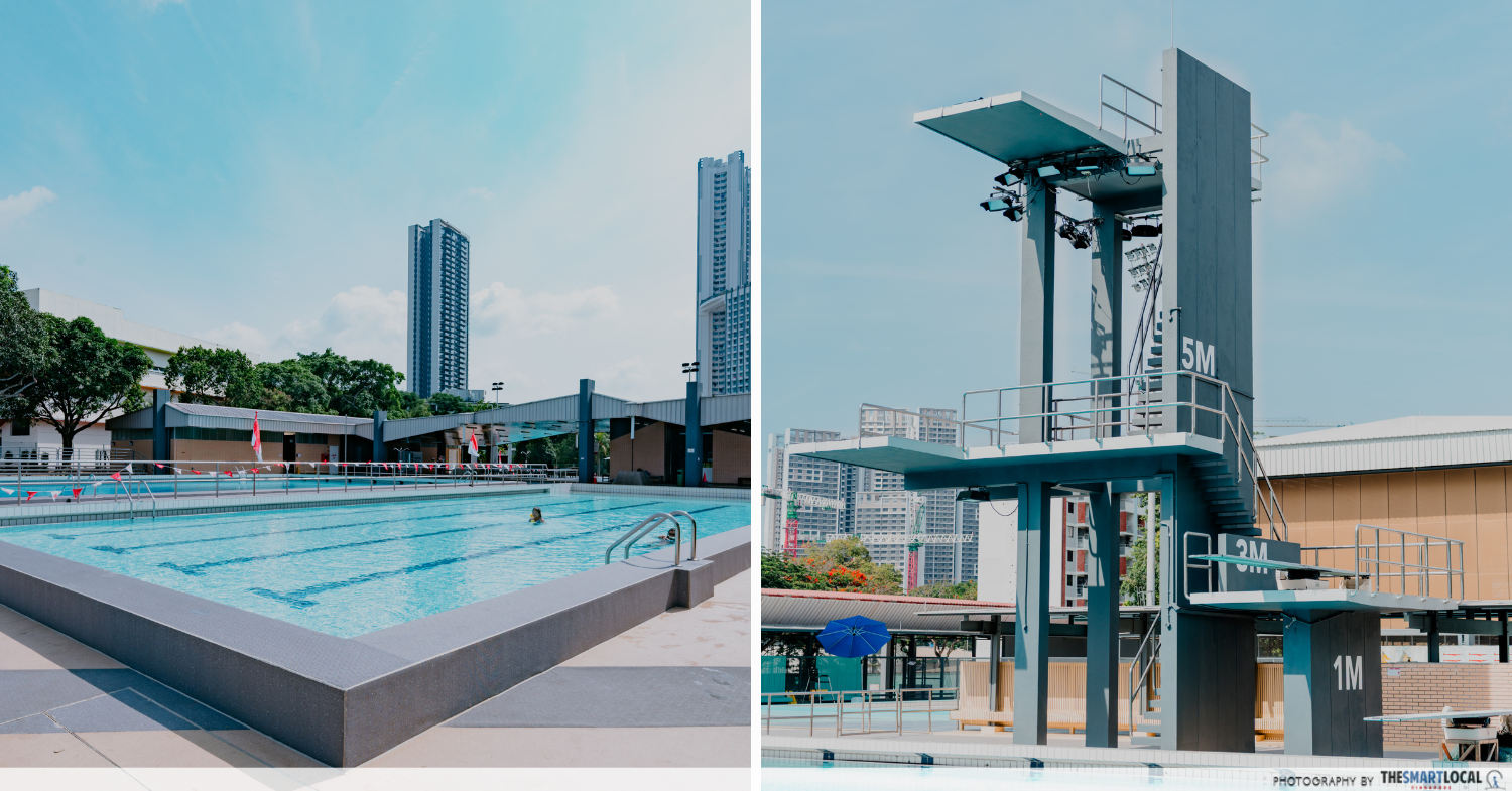 Training pool & dive pool