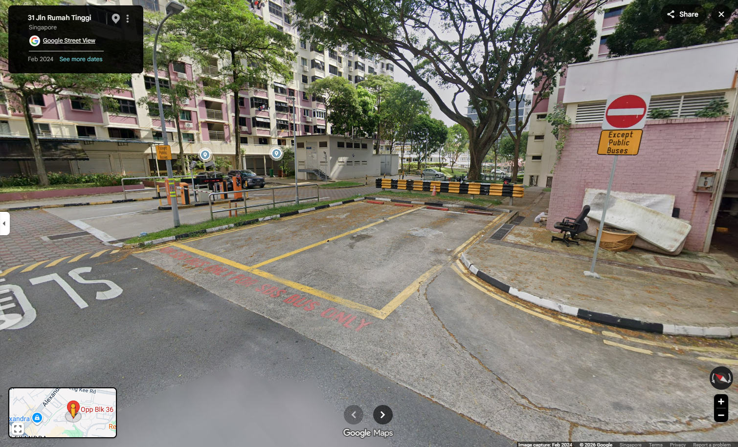 Rumah Tinggi Bus Terminal bus bays