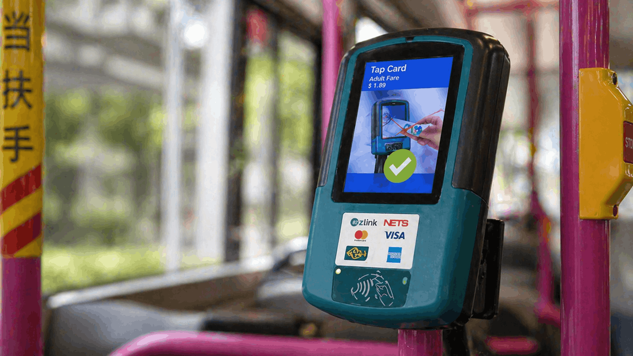 public transport transfer rules - card reader