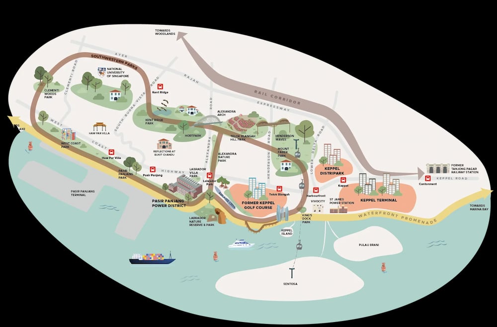 upcoming openings in singapore - greater southern waterfront