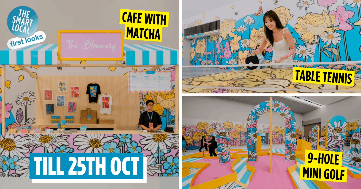 We Checked Out Bloomyard, A New Experience At IMBA Theatre With A Matcha Cafe & Mini-Golf Course