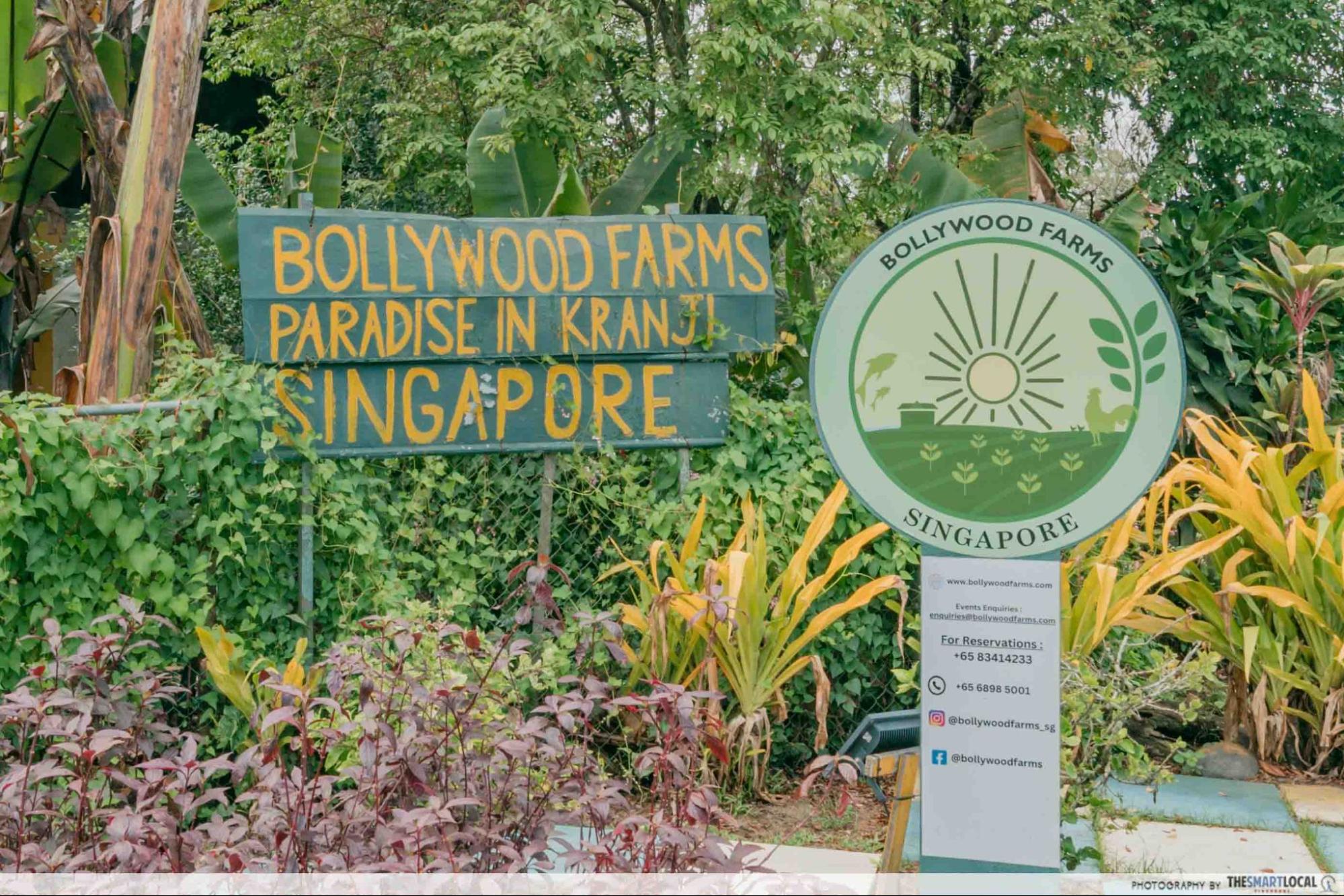 bollywood farms signboard