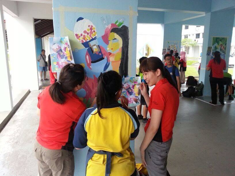 Budget third spaces in Singapore - void deck gallery gek poh ville