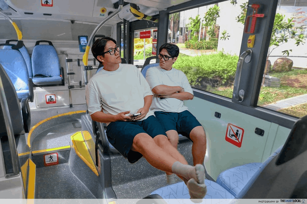 Bus Rules - Feet On Seats