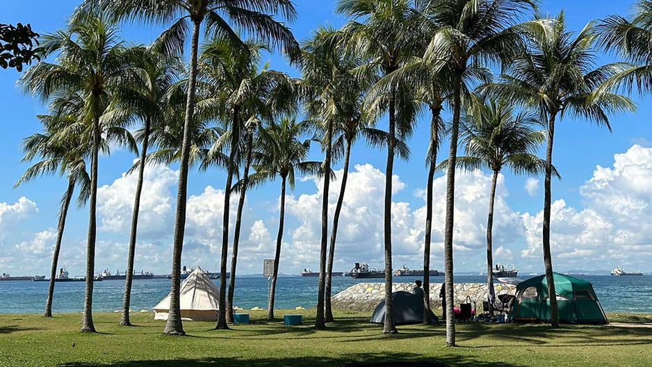 Camping at East Coast Park