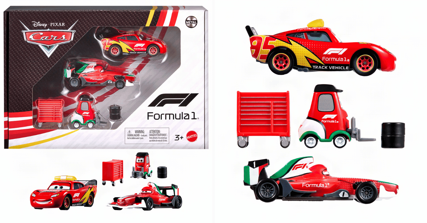 disney x f1 cars