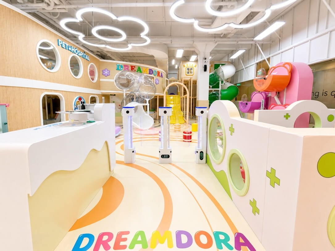The space at Dreamdora indoor playground