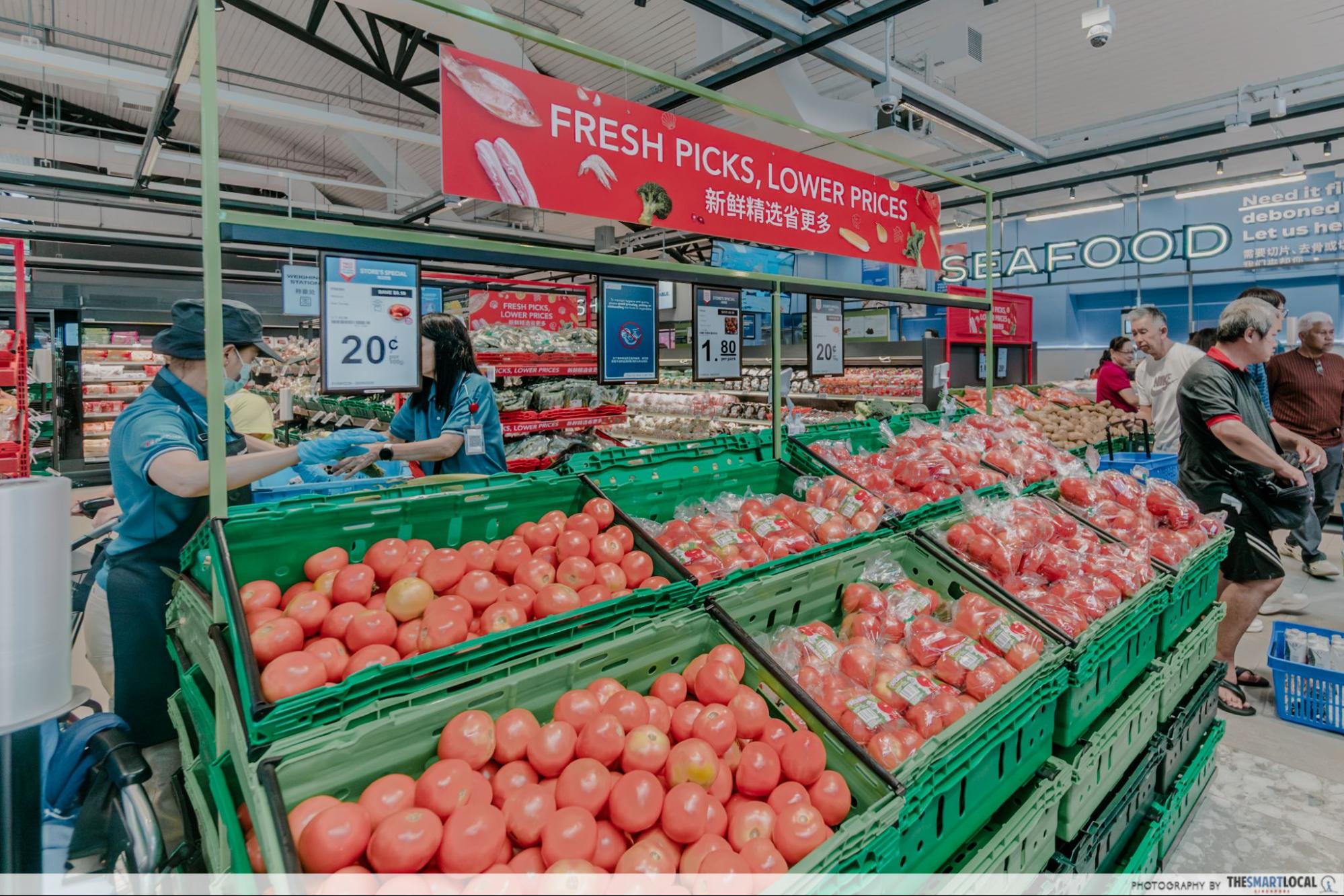 Fresh picks at lower prices station