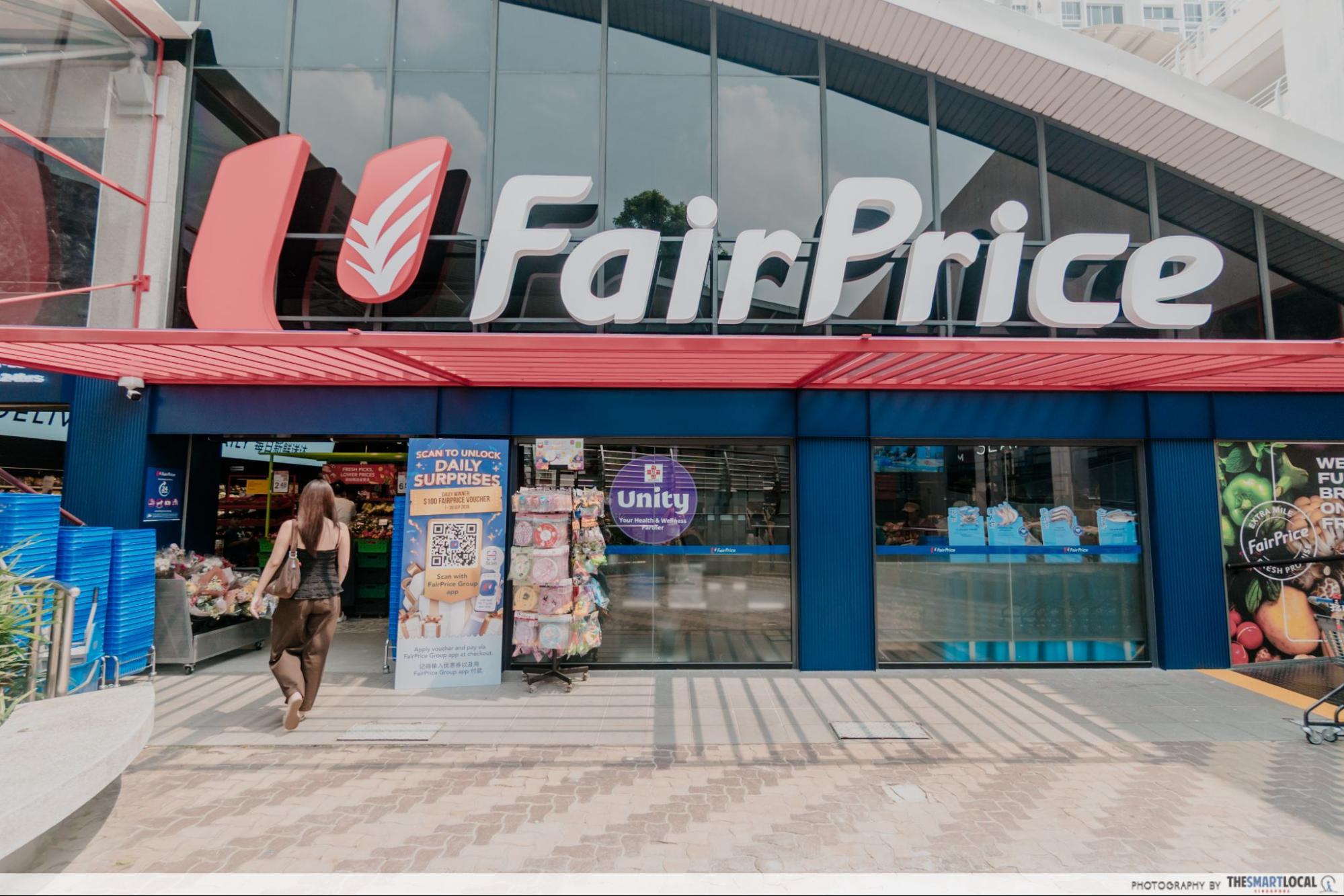 FairPrice Elias Mall entrance