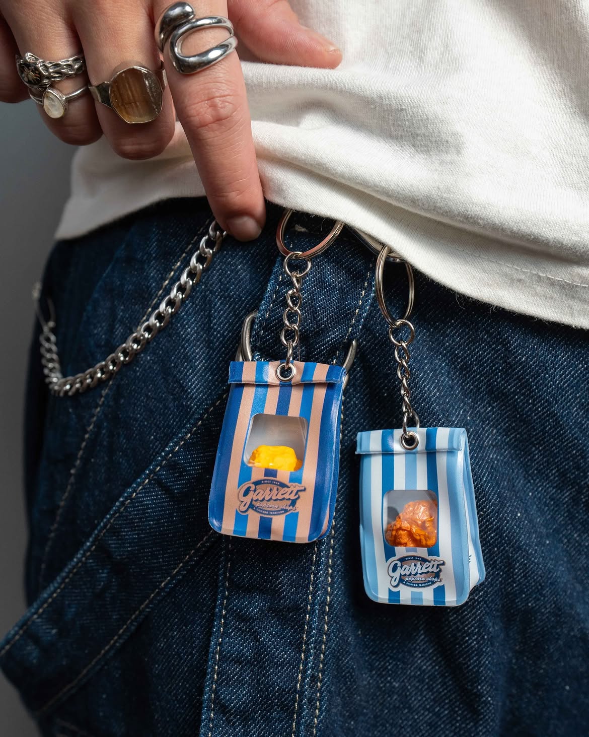 Micro Bag attached to jeans