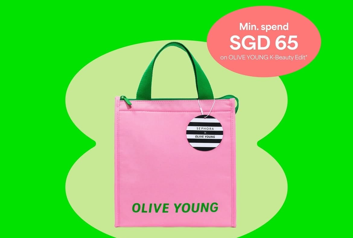 Free Olive Young insulated tote bag