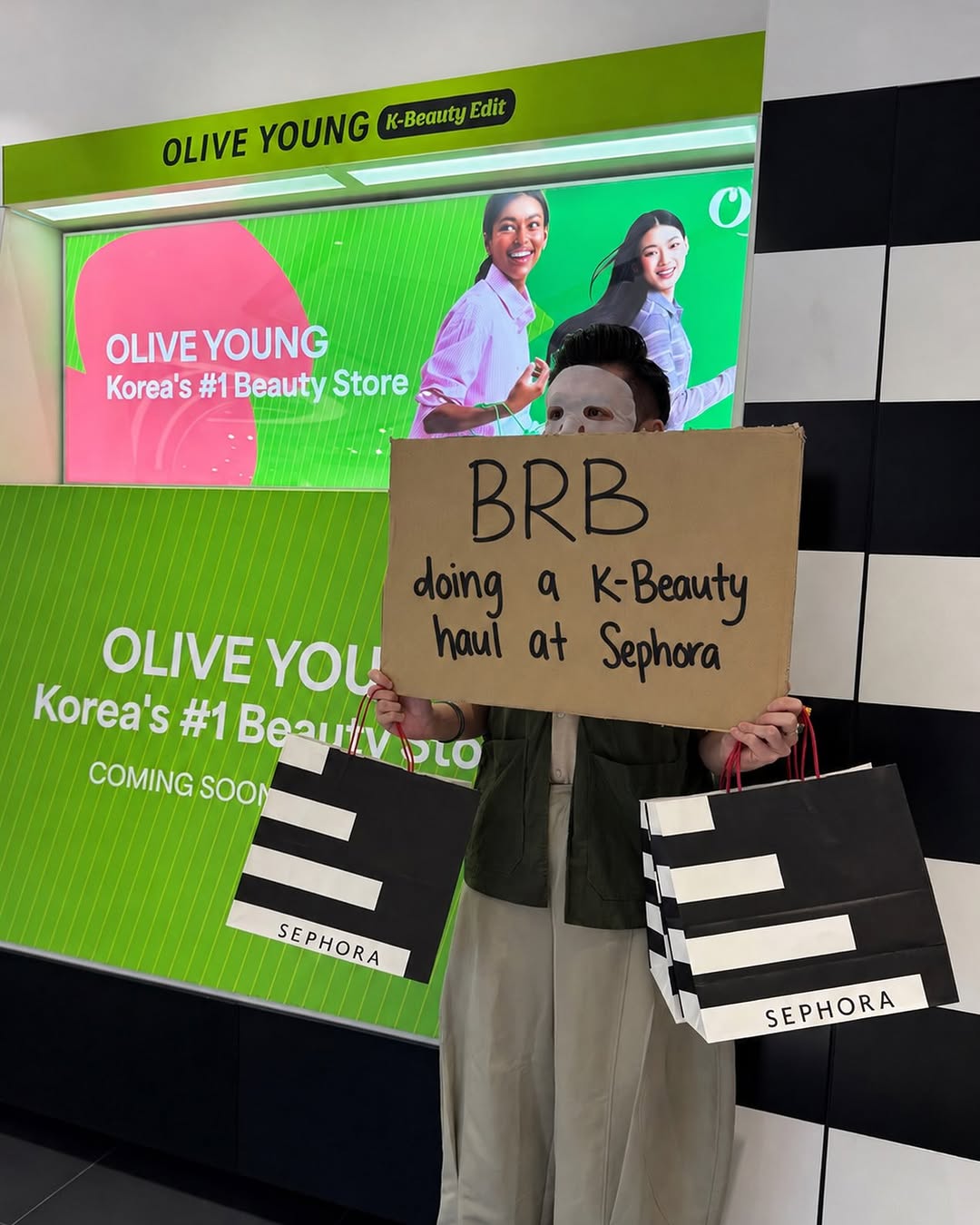 Olive Young at Sephora store in Singapore