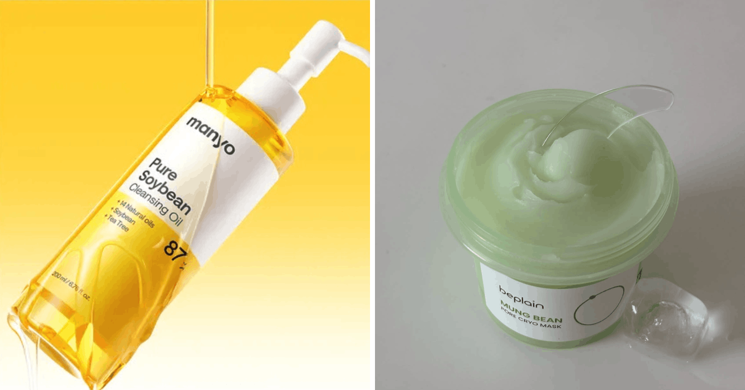 K-beauty products for enlarged pores and blemishes