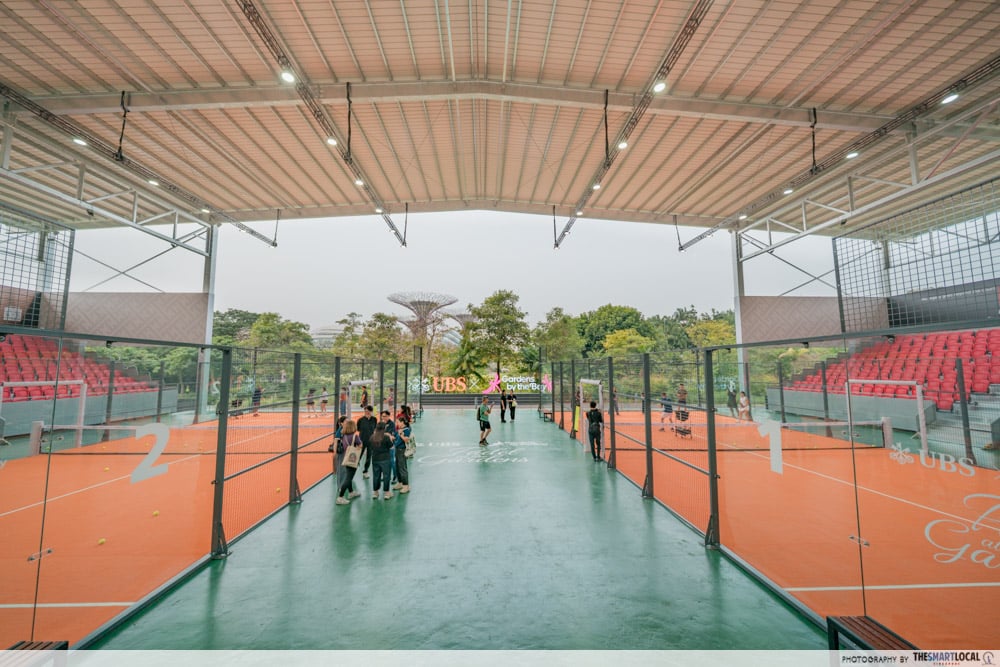 Padel By The Gardens interior