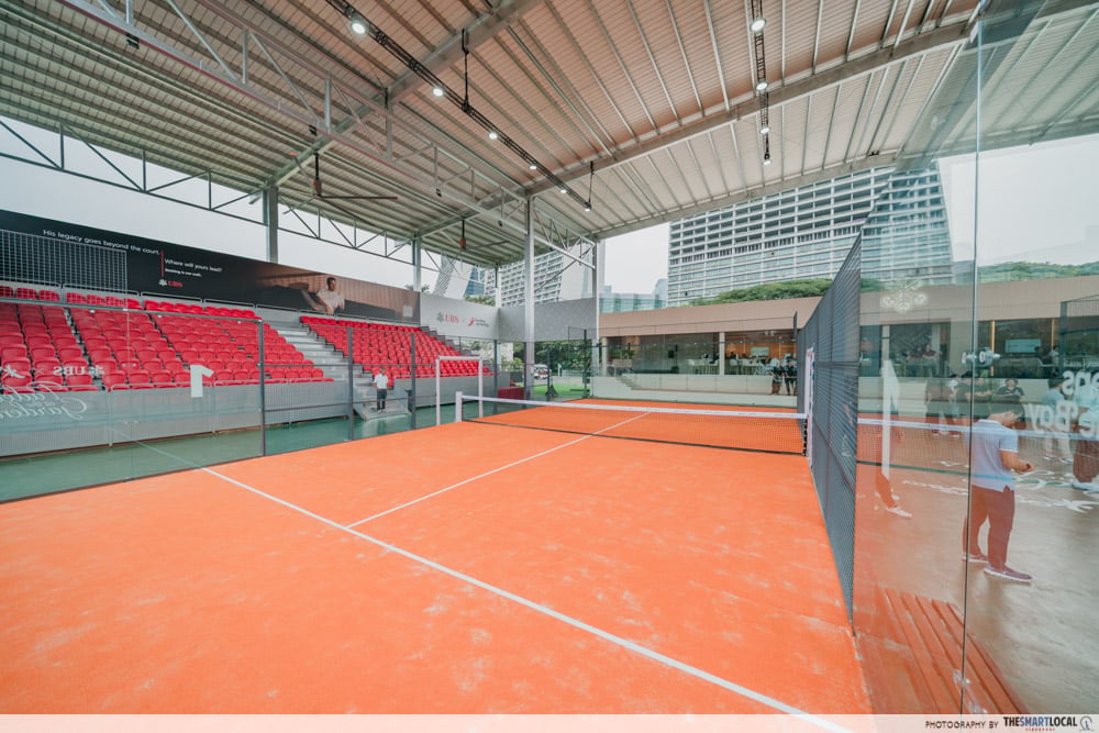 Padel By The Gardens courts