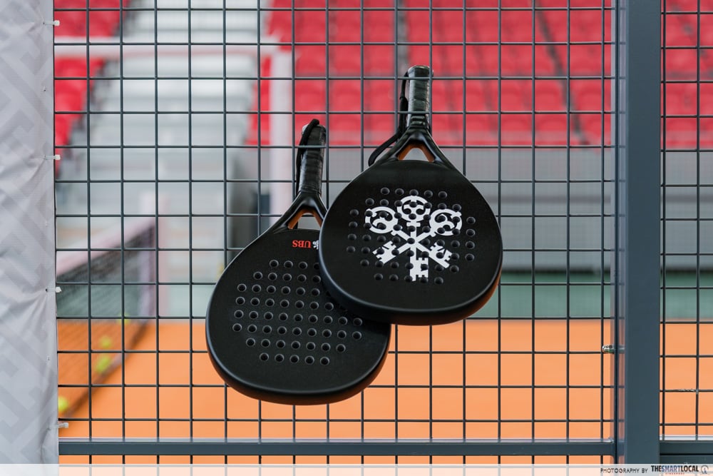 Padel By The Gardens racquets