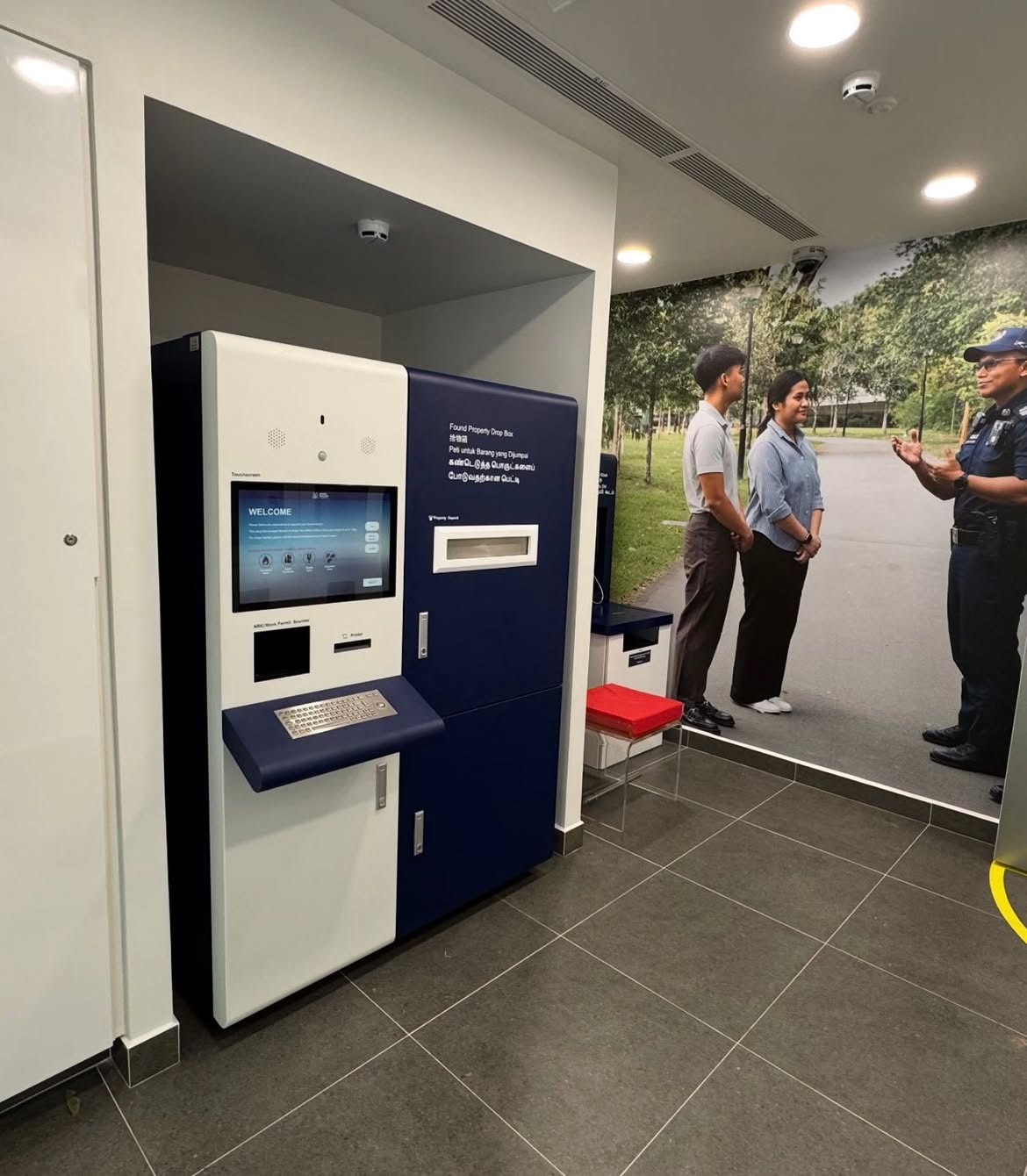 Police report - NPP kiosk