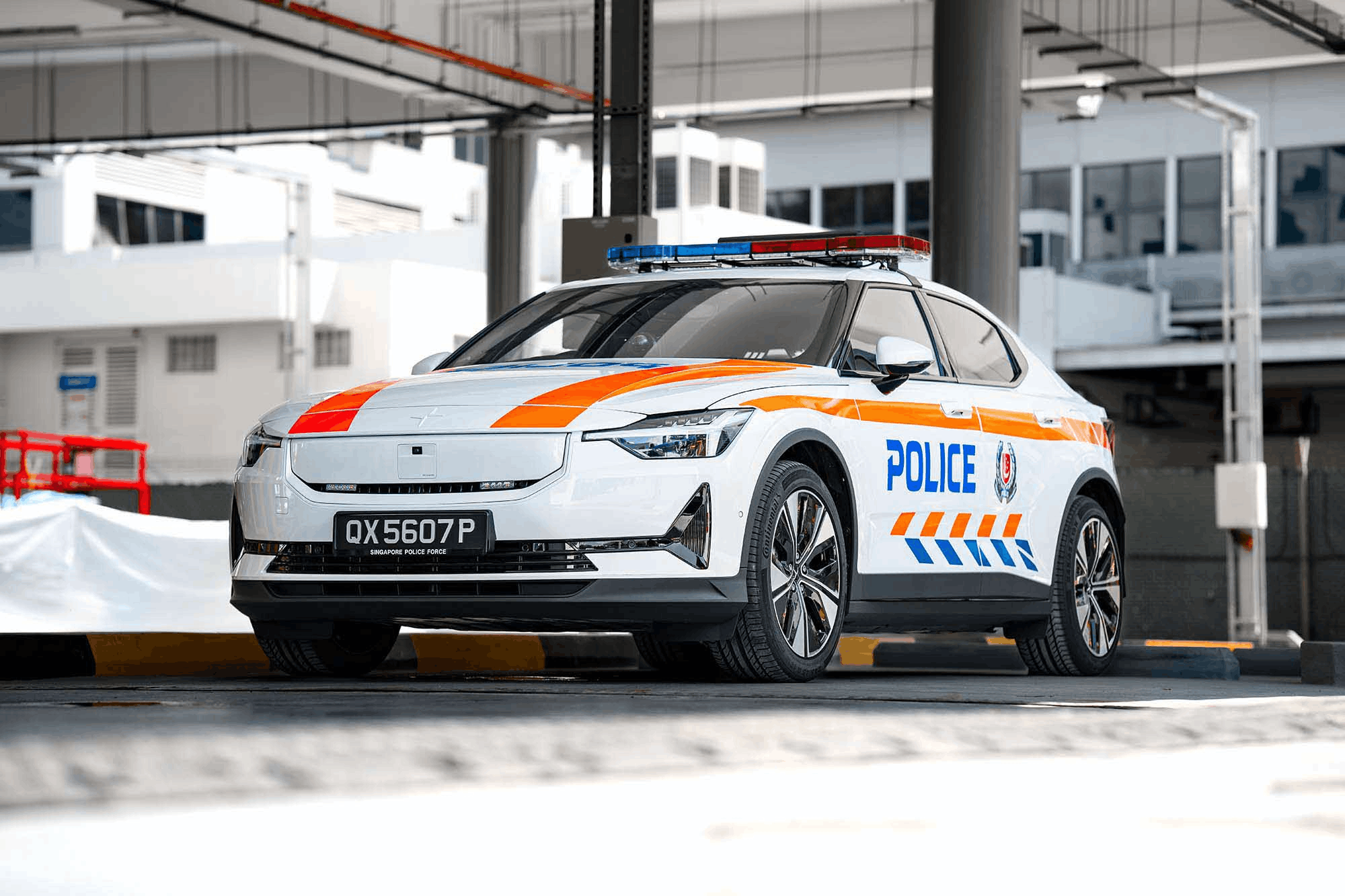 Police report - police car