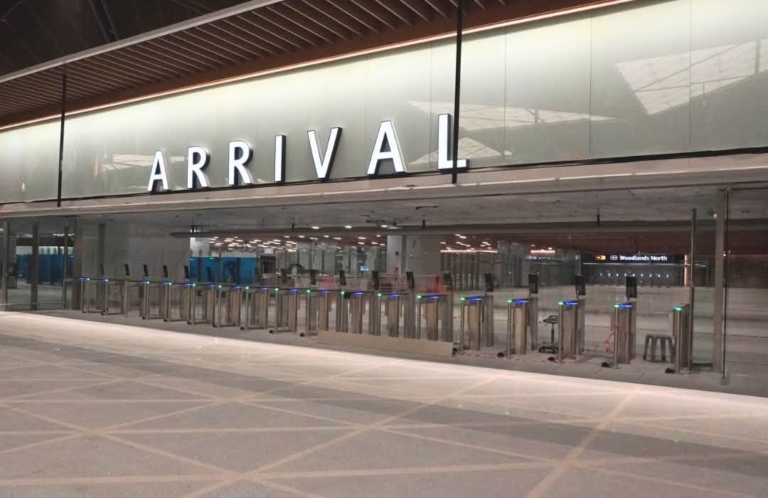 RTS Link Woodlands North Station Arrival