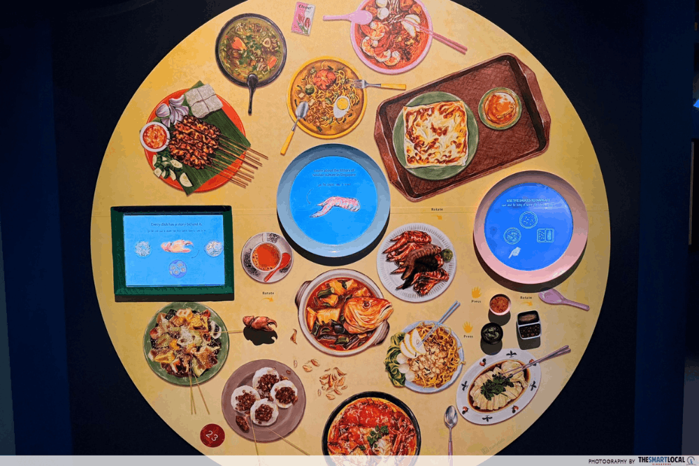 Singapore History Gallery, National Museum of Singapore - hawker food