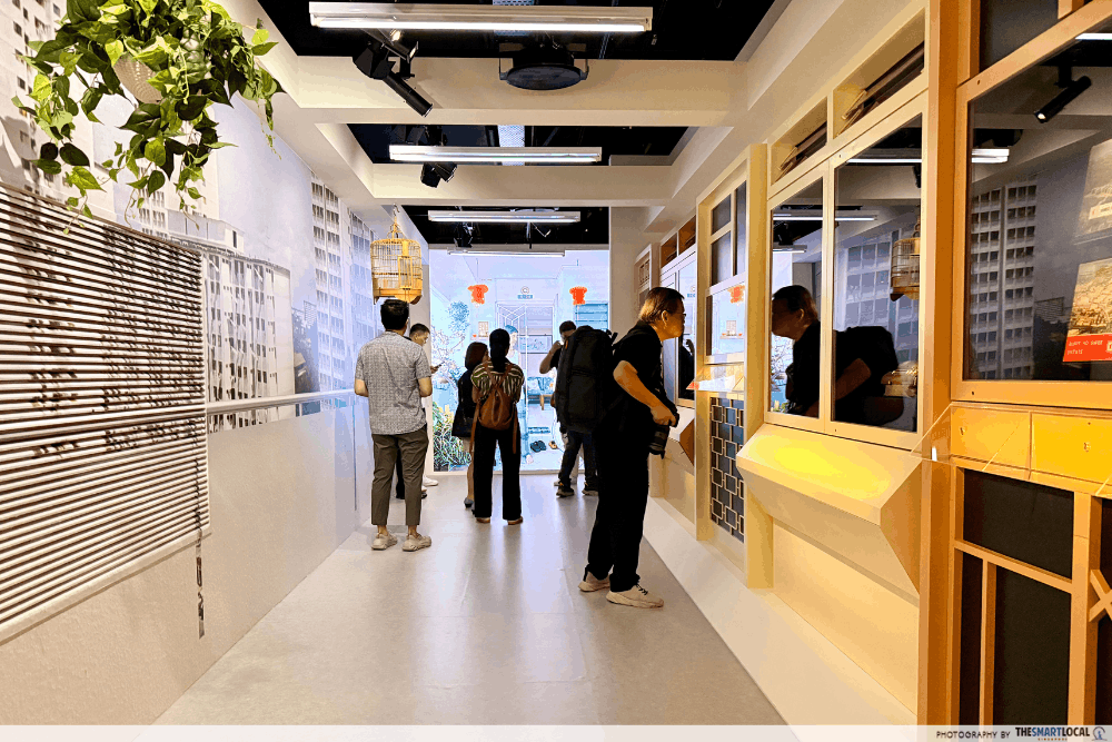 Singapore History Gallery, National Museum of Singapore - hdb coridoor