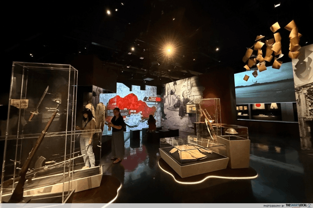 Singapore History Gallery, National Museum of Singapore - japanese occupation