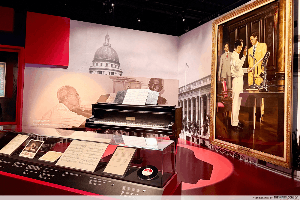 Singapore History Gallery, National Museum of Singapore - piano
