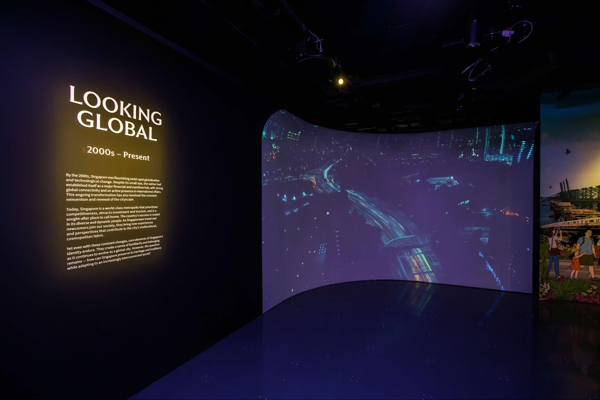 Singapore History Gallery, National Museum of Singapore - timelapse