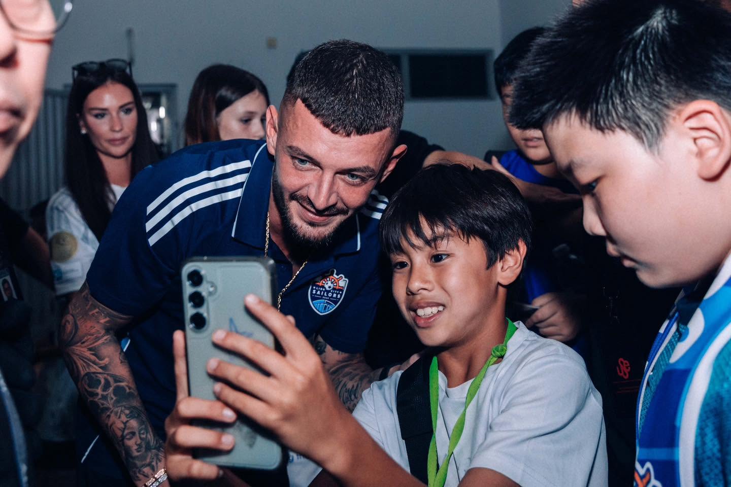 singapore premier league player with fans