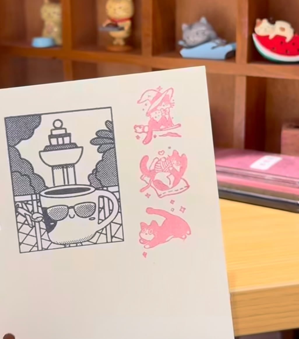 Starbucks Adventure Journal stamp rally - stamp book