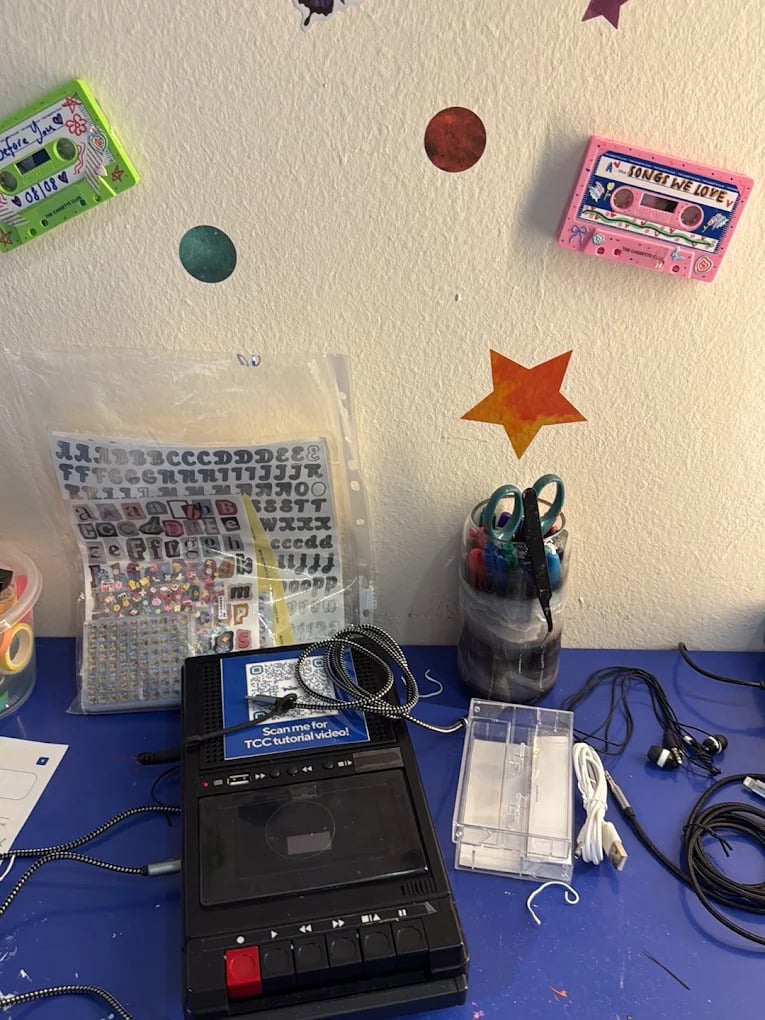 the cassette club workbooth