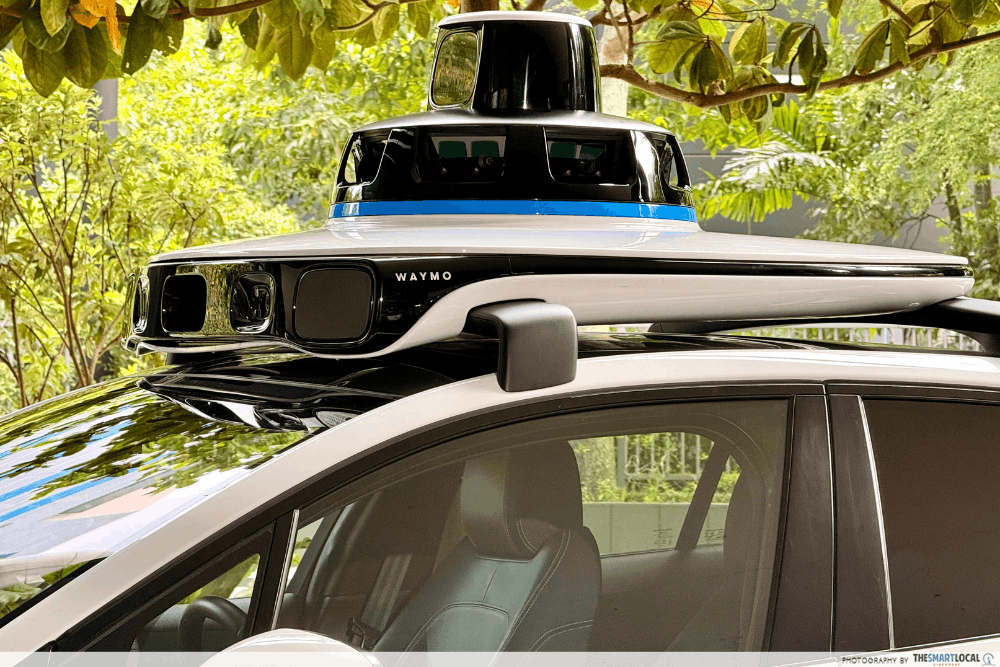 Waymo Driverless Taxis in Singapore - no driver