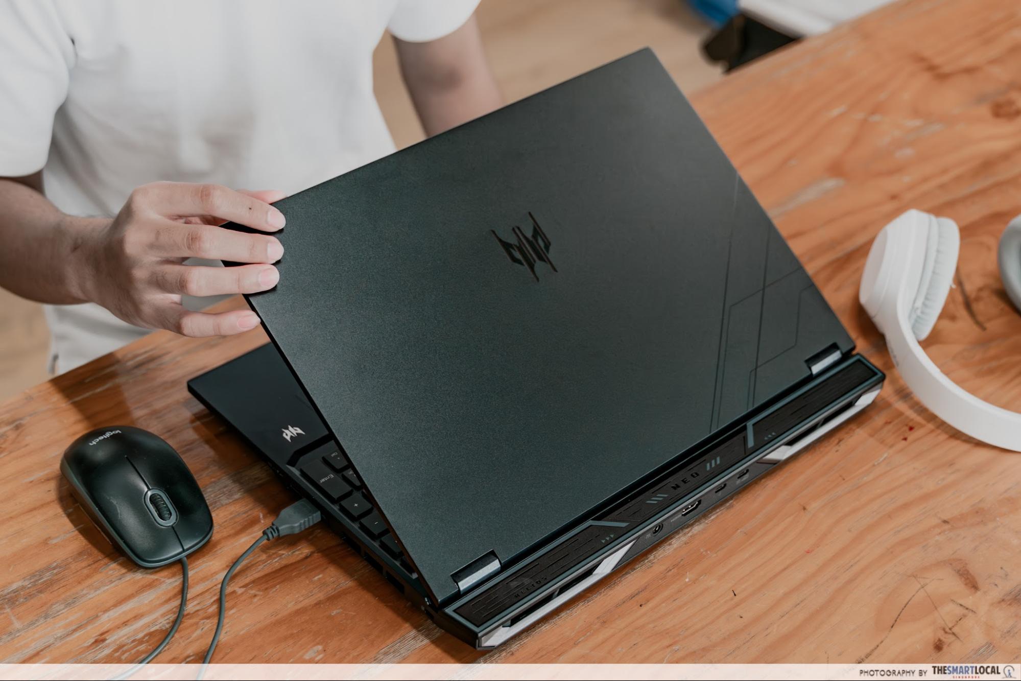 acer predator helios neo 16 laptop - exterior