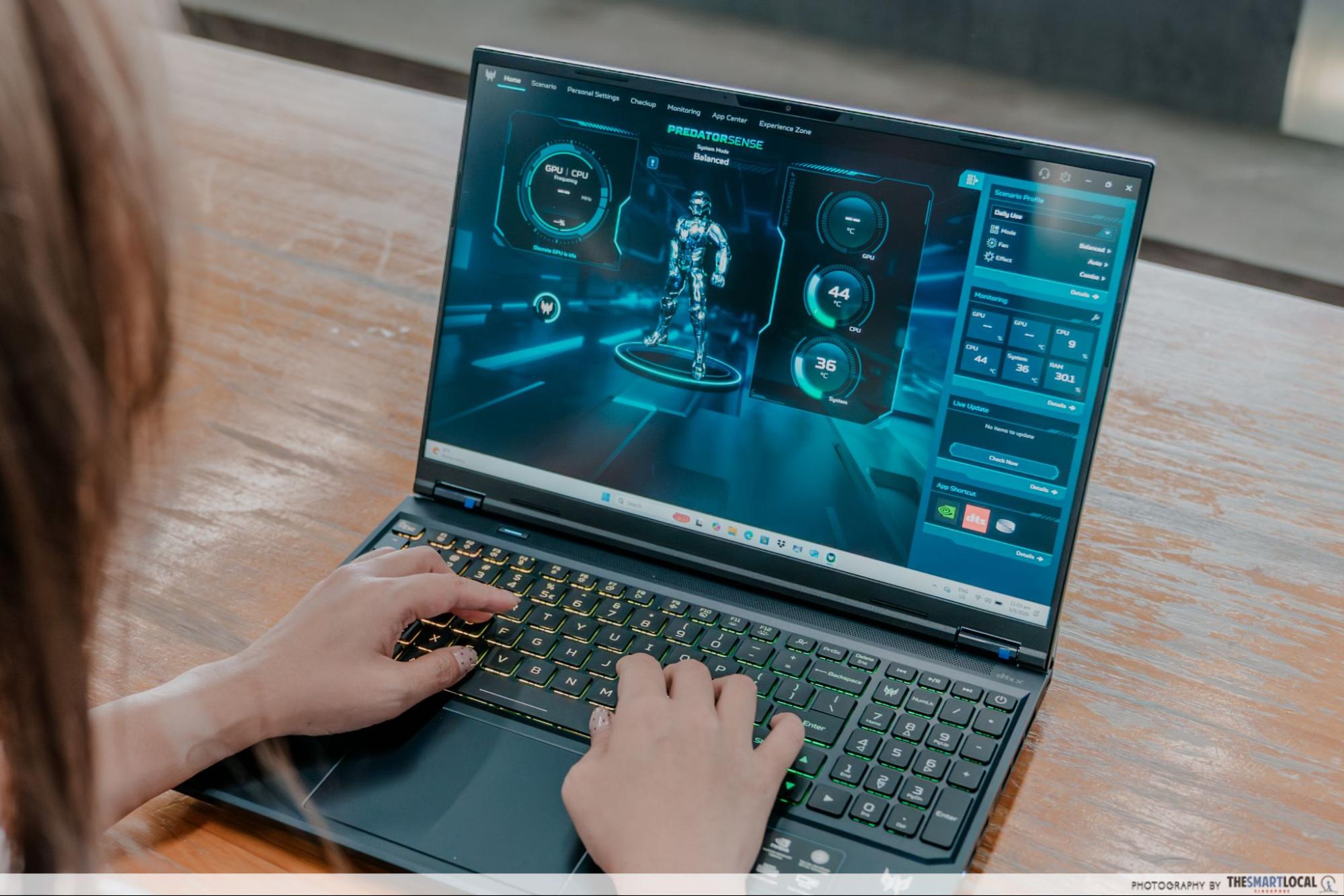 acer predator helios neo 16 laptop - predatorsense
